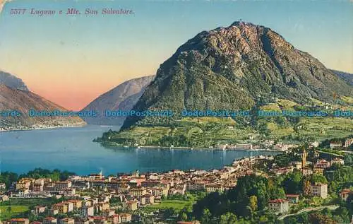 R037262 Lugano und Mte. San Salvatore. Paul Bender