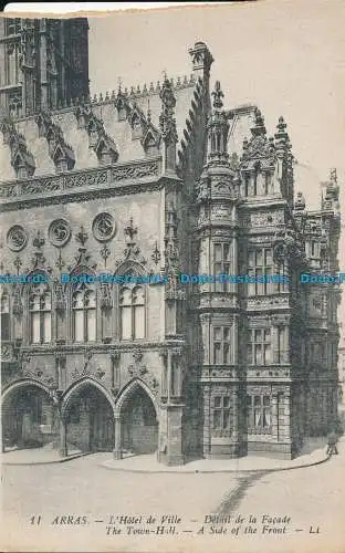 R038590 Arras. Das Rathaus. Eine Seite der Vorderseite. Levy Fils. Nr. 11. B. Hopkins