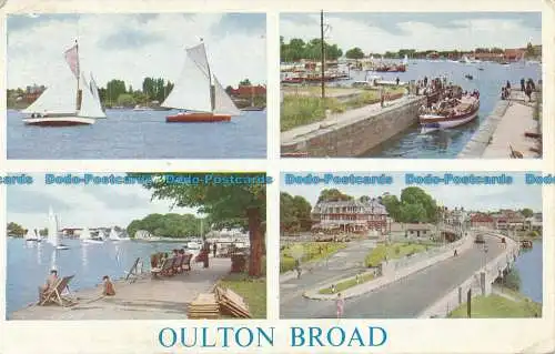 R037289 Oulton Broad. Multi-View. Lachs. Nr. 648c. 1962