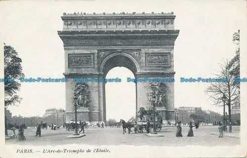 R037934 Paris. Der Triumphbogen des Sterns. B. Hopkins