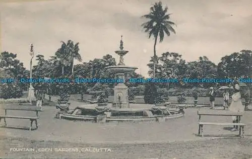 R037967 Brunnen. Eden Gardens. Kalkutta. B. Hopkins