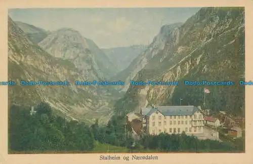 R037973 Stalheim og Naerodalen. E. Ritter. B. Hopkins