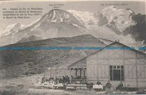 R038663 Chemin de Fer du Mont Blanc. L. Morand. B. Hopkins