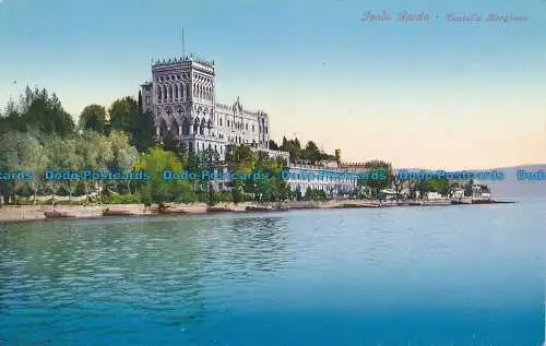 R038690 Insel Garda. Burghisches Schloss. Brunner