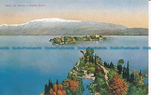 R038692 Gardaseinsel und Monte Baldo. Emilio Locatelli