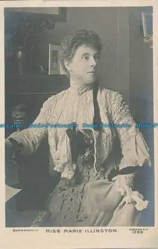 R037396 Miss Marie Illington. Schnell. RP