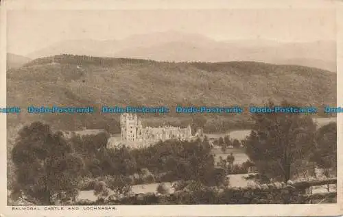 R037457 Balmoral Castle und Lochnagar. J. und J. Bisset. R.A.P