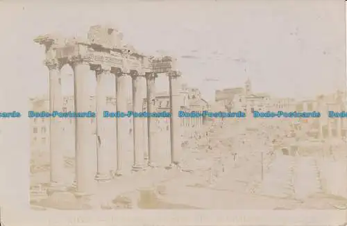 R038774 Rom. Forum Romanum aus dem Tabularium. 1910. B. Hopkins