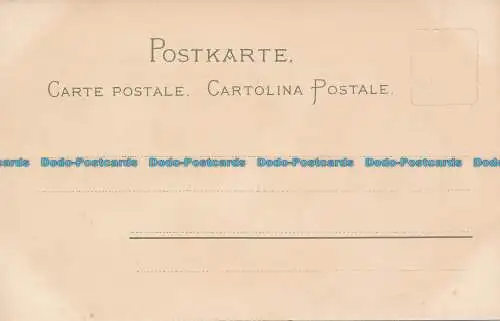 R037470 alte Postkarte. Rosa Rosen in Vasen. Meissner und Buch