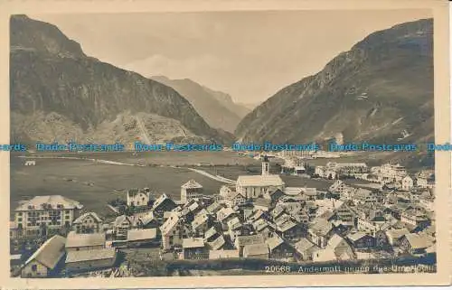 R038108 Andermatt gegen das Urnerloch. B. Hopkins