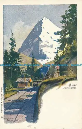 R038109 Eiger. Murrenbahn. A. Benteli. B. Hopkins