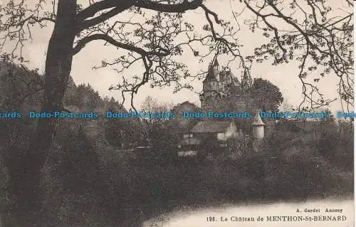 R038792 Das Schloss von Menthon St. Bernard. A. Gardet