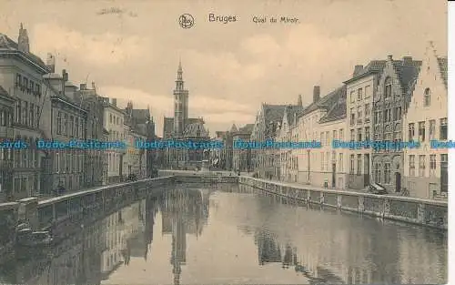 R038795 Brügge. Quai du Mirroir. Ern. Thill. Nels. 1935