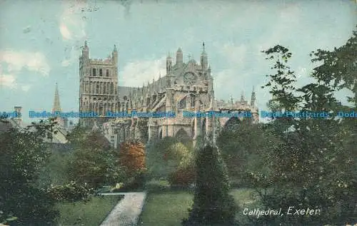 R037499 Kathedrale. Exeter. Gale und Polden. Wellington. 1907