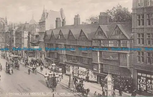 R037500 London. Alte Häuser. Staple Inn. Holborn. F.E. Rogers