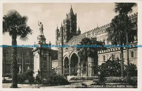 R038226 Palermo. Kathedrale Statue Santa Rosalia. Campassi. RP