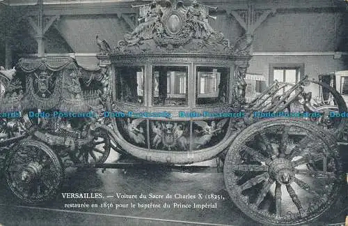 R038908 Versailles. Auto der Heiligen Karls X. 1925. Hülsen. B. Hopkins