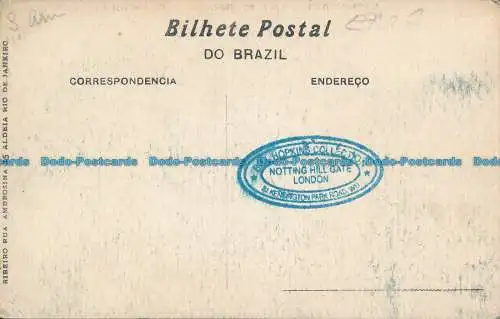 R038913 Caminho Flugzeug und o Pao de Assucar. Rio de Janeiro. B. Hopkins