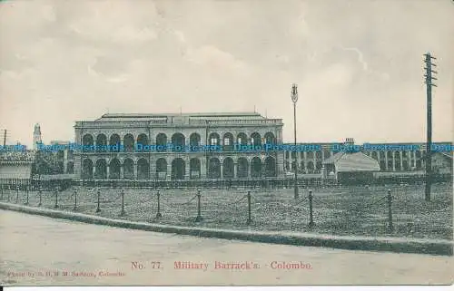 R037634 Militärkasernen. Taube. 1906. B. Hopkins