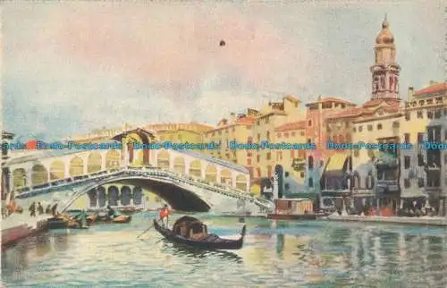 R038949 Venedig. Rialtobrücke. A. Kroketten