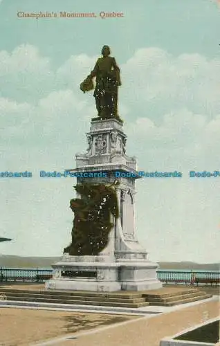 R038286 Champlains Monument. Quebec. Valentinstag