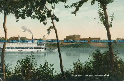 R038306 Prinz Albert vom nördlichen Ende des Flusses. Sask. Valentinstag