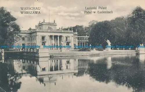 R038982 Warschau. Lazienki Palast. 1916. B. Hopkins