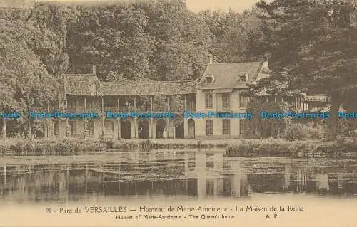 R038345 Von Versailles. Weiler von Marie Antoinette. Das Königinnenhaus. A. Pape