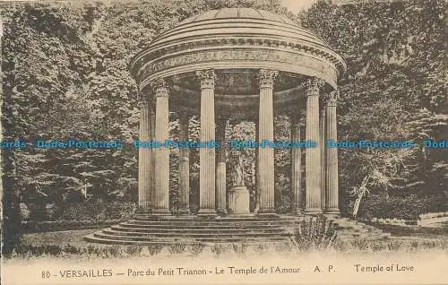 R038349 Versailles. Tempel der Liebe. A. Papeghin. Nr. 80