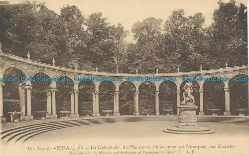 R038352 Von Versailles. Die Kolonade von Mansart und die Entführung von Proserpina b