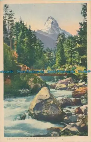 R037728 Zmuttbach und Matterhorn. Kramer. B. Hopkins