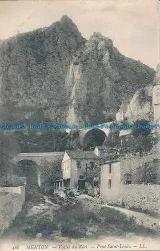 R037736 Menton. Vallee du Real. Pont Saint Louis. LL. Nr. 468