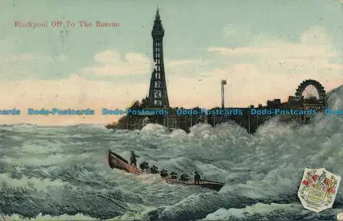 R039430 Blackpool zur Rettung. Milton. 1907