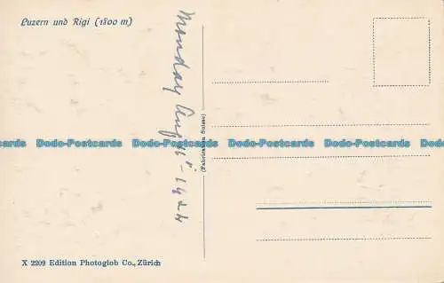 R038435 Luzern und Rigi. Photoglob