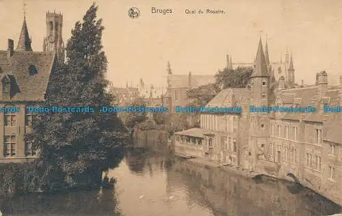 R038459 Brügge. Quai du Rosario. Ern. Thill. Nels