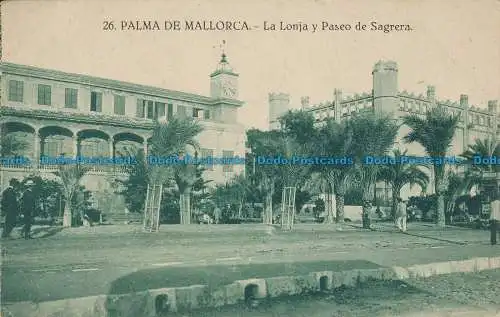 R038468 Palma de Mallorca. La Lonja und Paseo de Sagrera