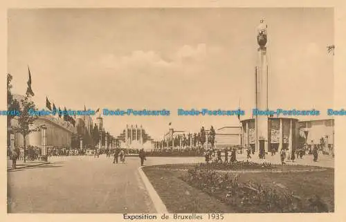 R038482 Brüsseler Ausstellung 1935. Übersicht. Gerbaud