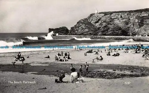 R039510 Der Strand. Portreath. Überlandansichten. RP