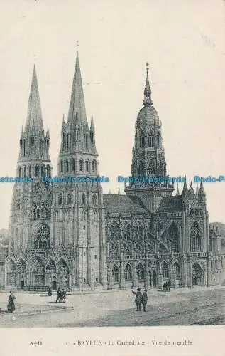 R038500 Bayeux. Die Kathedrale. Übersicht. A. Dubosq