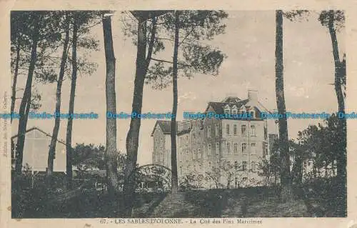 R039171 Les Sables D Olonne. La Cite des Pins Maritimes. 1932