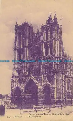 R038514 Amiens. Die Kathedrale. Levy Fils. 1923. B. Hopkins