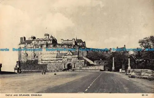 R039545 Schloss und Esplanade. Edinburgh. Jarrold