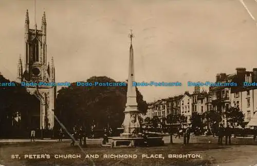 R039209 St. Peters Kirche und Richmond Place. Brighton. A.W. Wardell