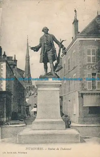 R039574 Pithiviers. Statue von Duhamel. Louis Joly. 1928