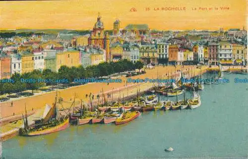 R038553 La Rochelle. Hafen und Stadt