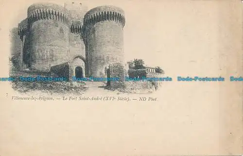 R038565 Villeneuve lez Avignon. Das Fort Saint Andre. ND. B. Hopkins