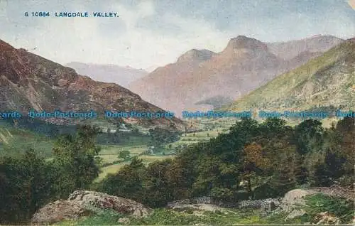 R039239 Langdale Valley. Photochrom. 1926