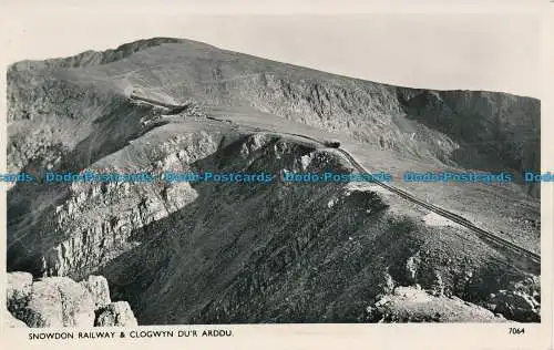 R039265 Snowdonbahn. Clogwyn Dur Arduu. Photochrom