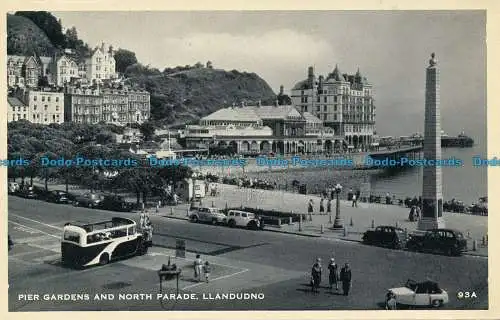 R039272 Pier Gardens und Nordparade. Llandudno