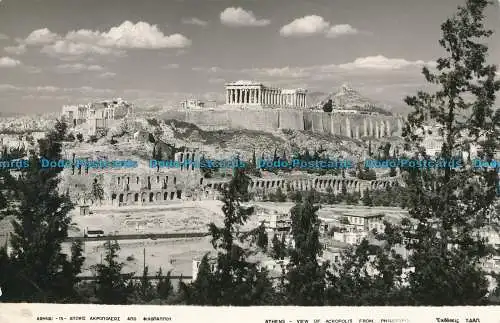 R039299 Athen. Blick auf die Akropolis. 1959